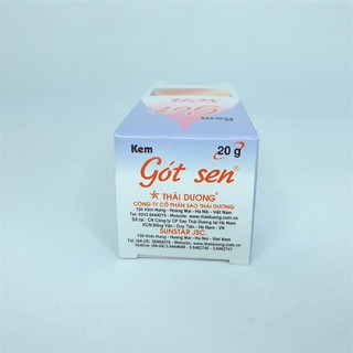 Kem nứt gót sen Thái Dương 20g