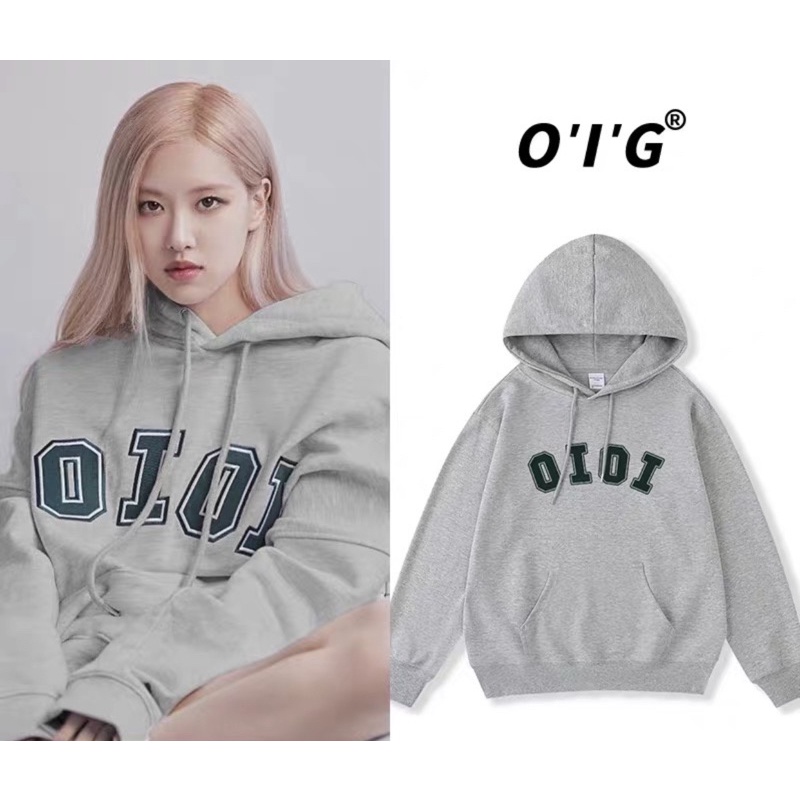 Áo Hoodie OI Form Rộng Nam Nữ Unisex