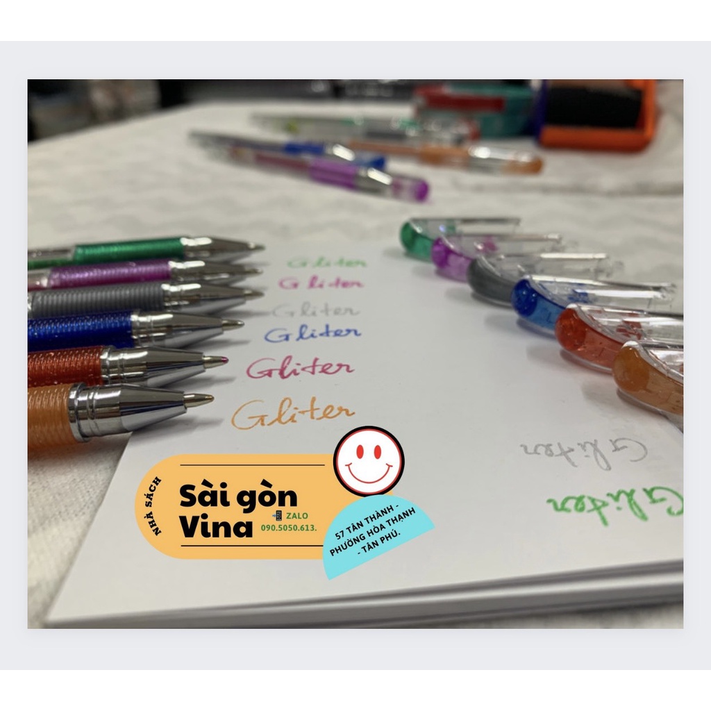 Bút Gel Kim Tuyến Gstar Glitter Dùng Để Viết Thiệp Cưới , Trang Trí Sổ Tay