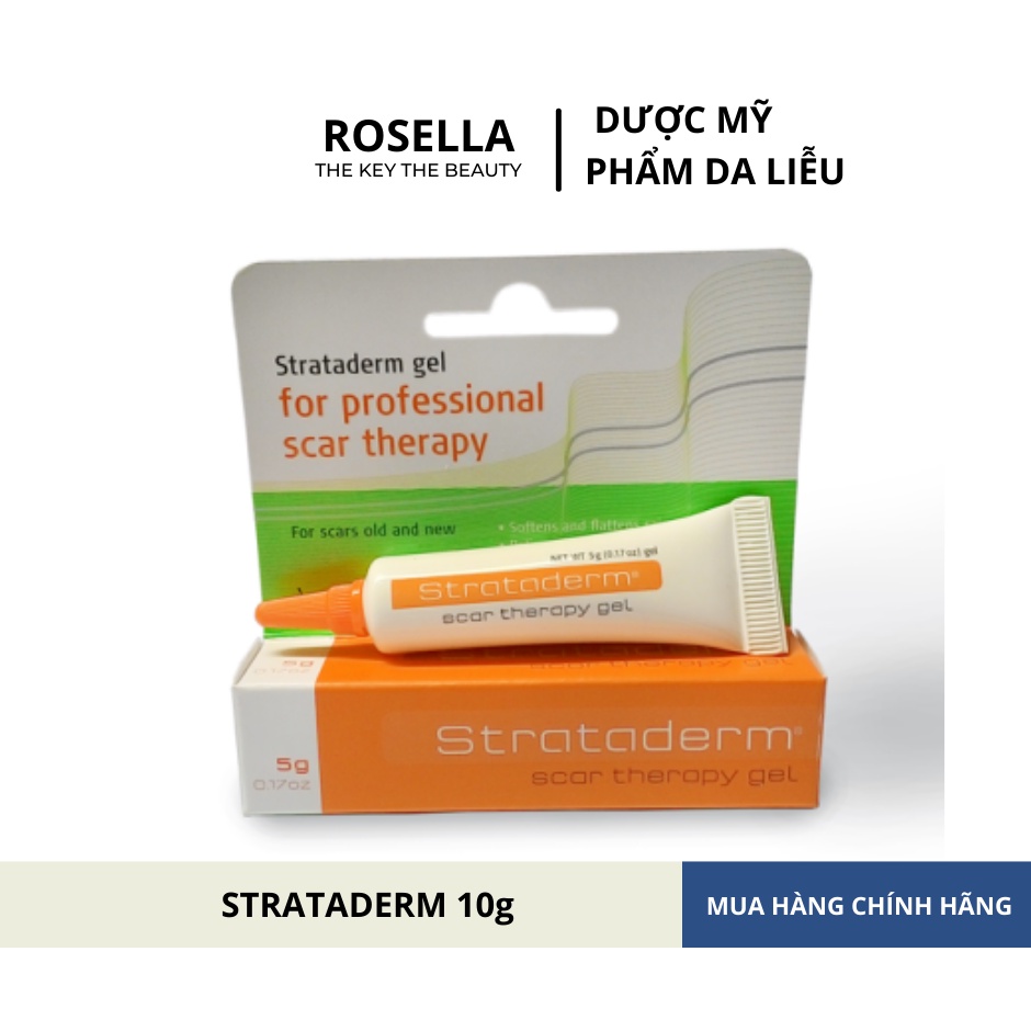 STRATADERM Thụy Sĩ 10g - Gel mờ sẹo