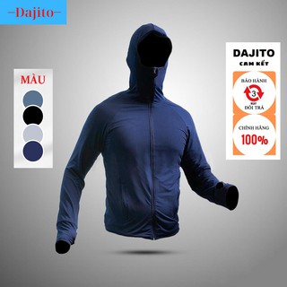 Áo chống nắng nam, áo khoác nắng nam vải lỗ kim thông hơi có túi đựng -dajito