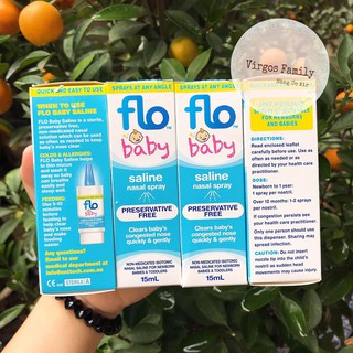 Xịt mũi cho bé Baby FLO 15ml