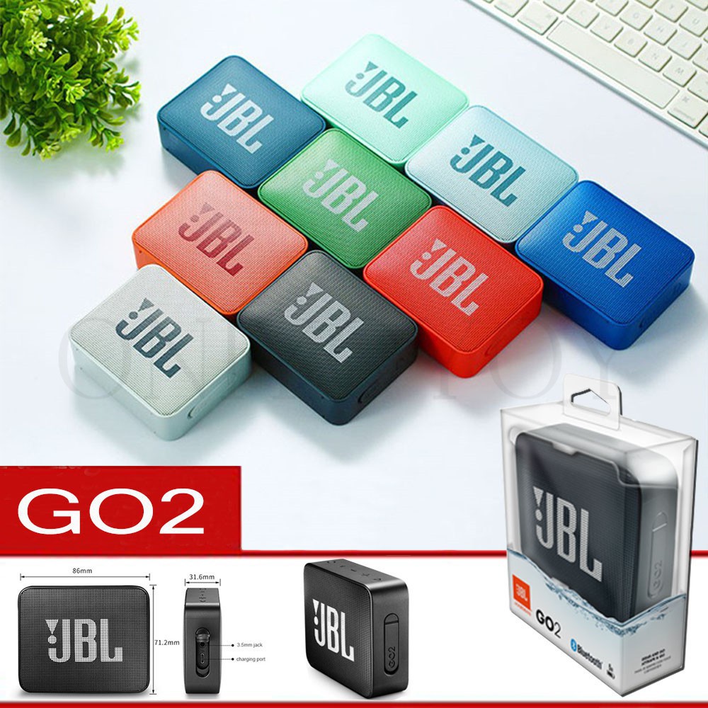 Loa Bluetooth Jbl Go 2 3.1w chống thấm nước Ipx7 chính hãng 100% chất lượng cao