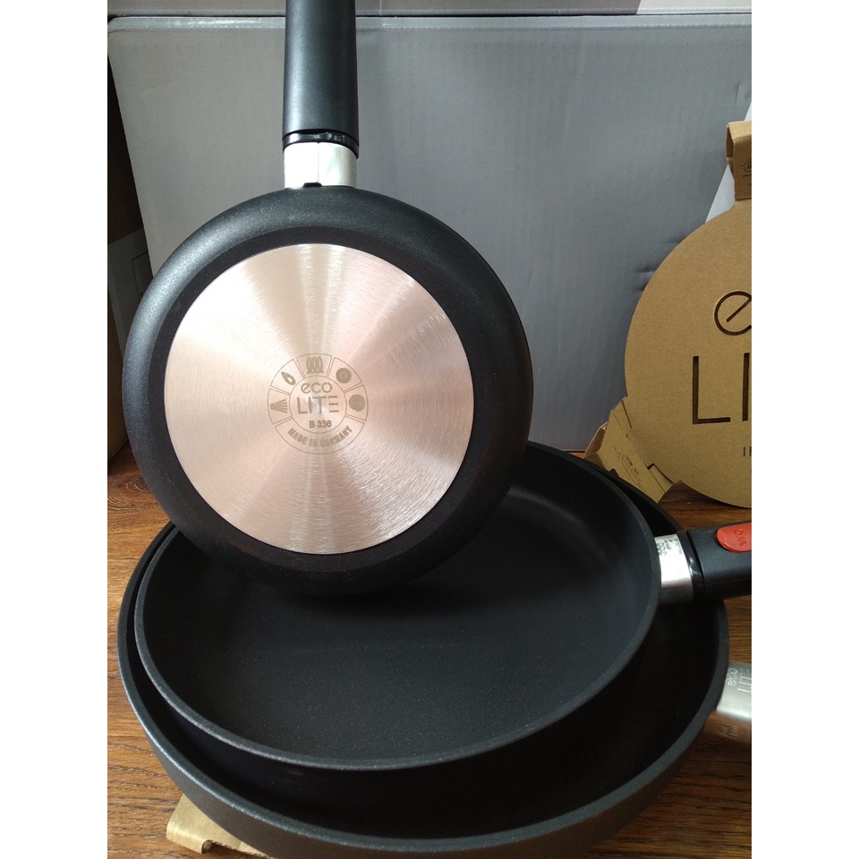 Chảo chống dính WOLL eco lite fry pans 20-24-28cm - Made in germany