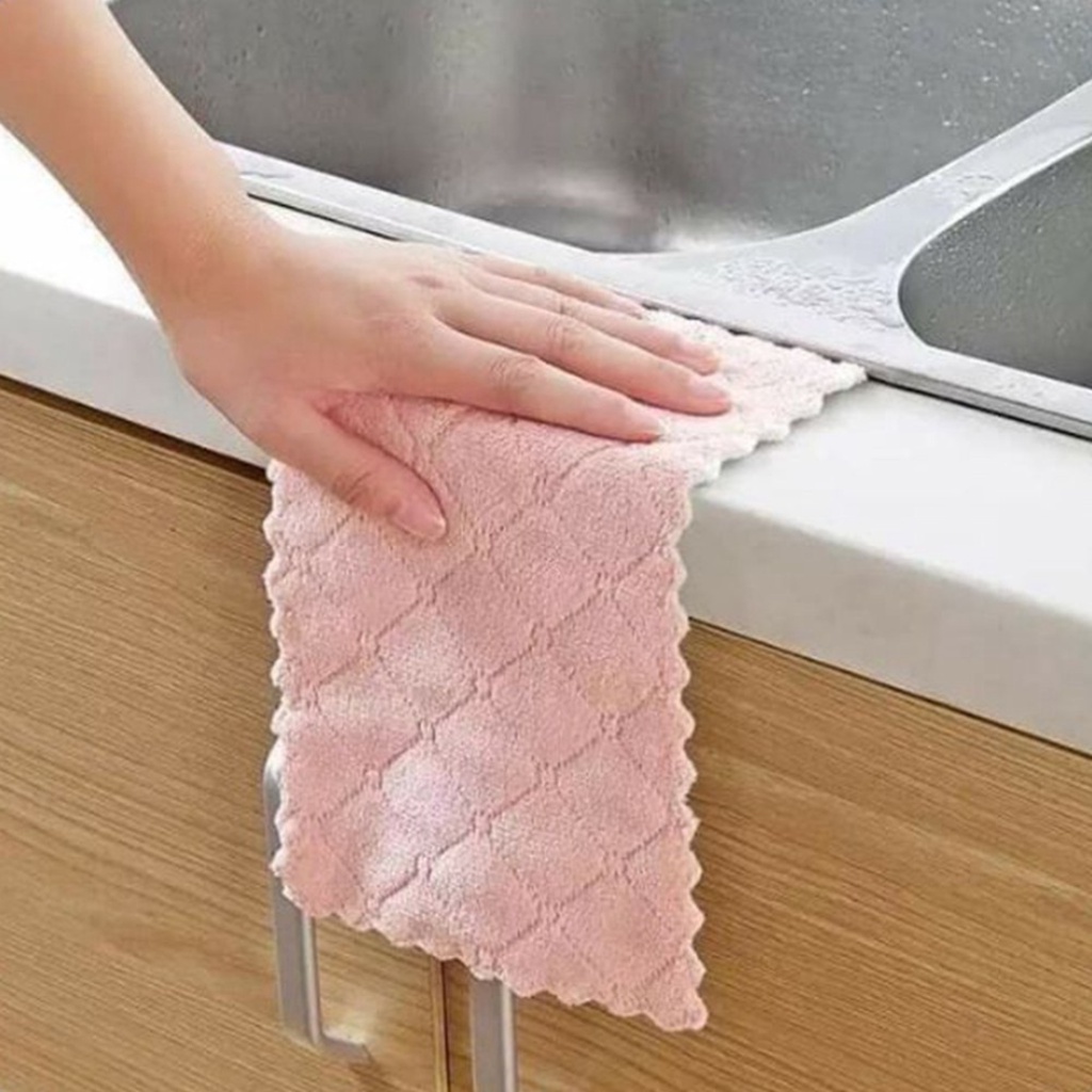 Combo 100 Khăn Lau Đa Năng Hai Mặt Siêu Thấm Nước