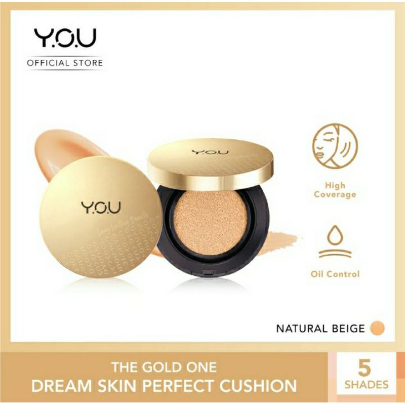 (hàng Mới Về) Phấn Nước Trang Điểm You The Gold One Dream Skin Hoàn Hảo