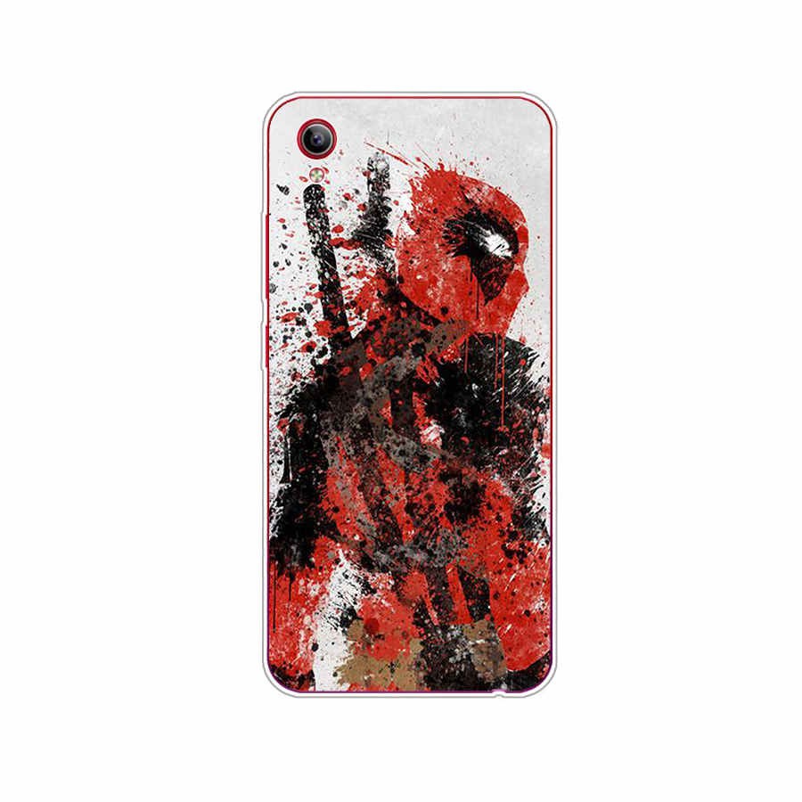 MARVEL Ốp Lưng Tpu In Hình Captain America Dễ Thương Cho Vivo Y53 Y55 Y91 Y91C S1 2019 S1 Pro