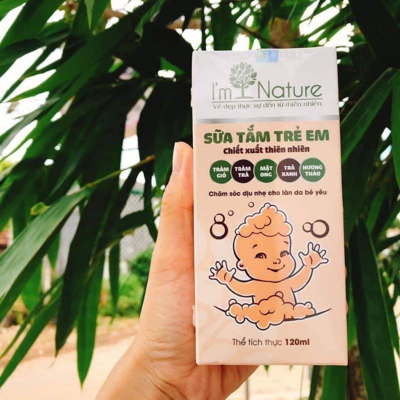 Sữa tắm bé chính hãng I'm Nature