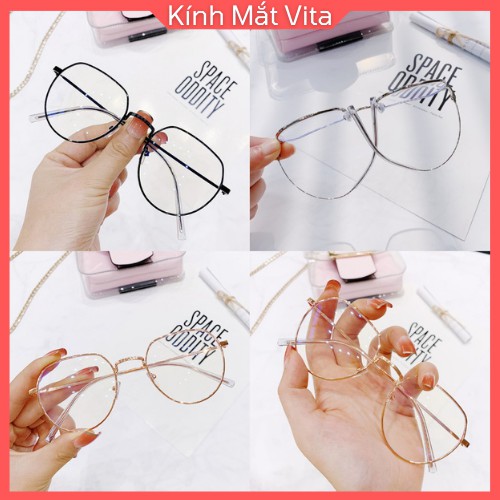 Gọng Kính Cận Nữ Shopvita Kính Gọng Tròn Ngố Nobita Siêu Cute Siêu Hot -VT16