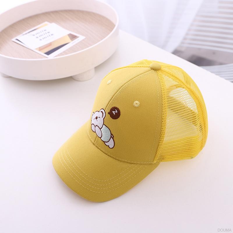 Mũ Lưỡi Trai Hình Gấu Dễ Thương Cho Bé Từ 3-8 Tuổi