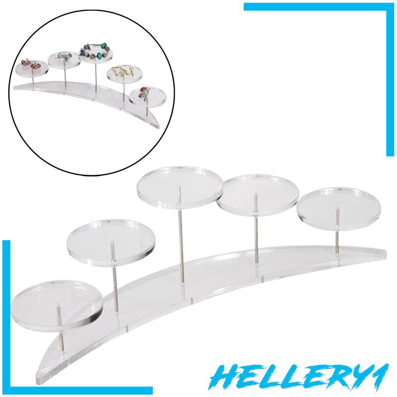 [Hellery1] Giá Đỡ Acrylic Trong Suốt 5 Tầng Trưng Bày Bánh Cupcake / Món Tráng Miệng Hoặc Bộ Sưu Tập