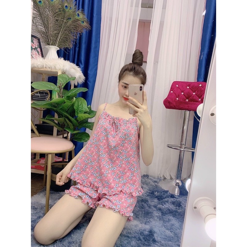 Bộ lụa bông mặc nha siêu mát