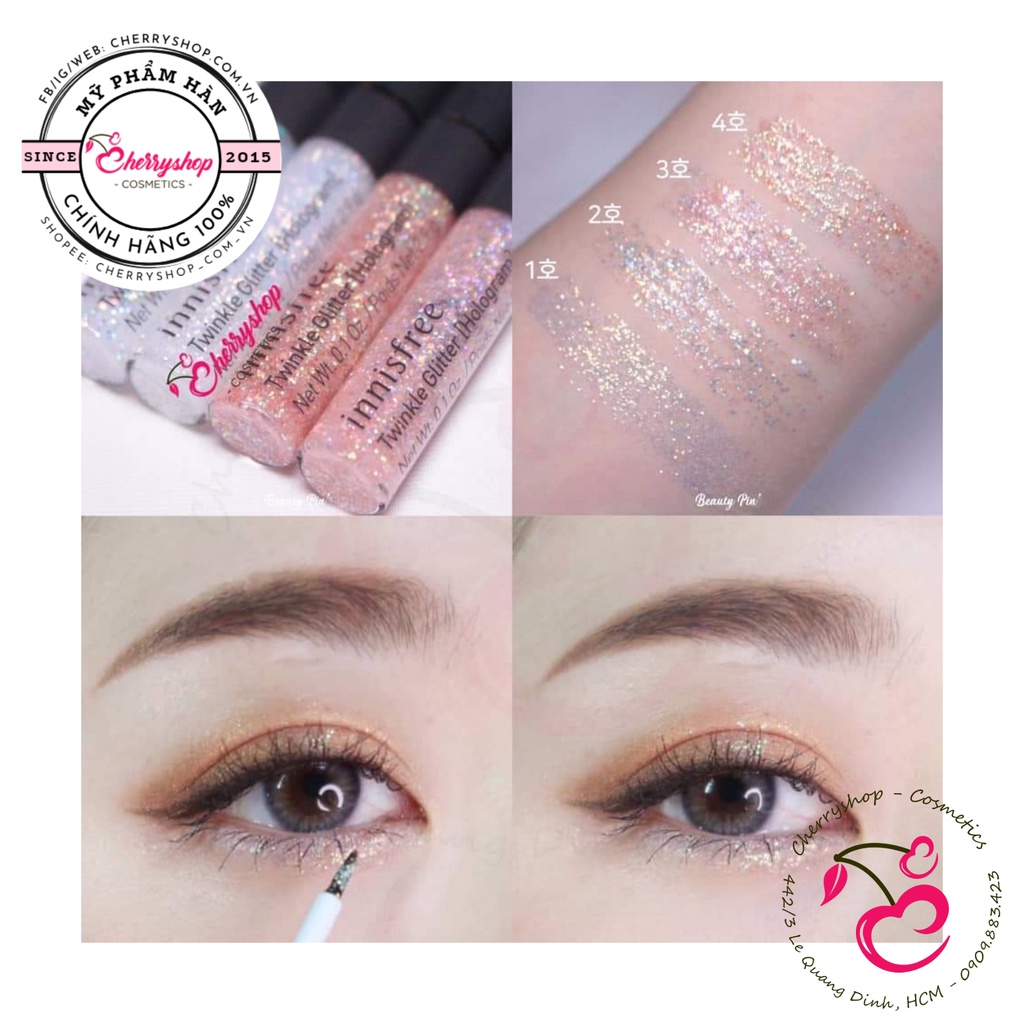 Kẻ mắt nhũ Twinkle Glitter Hologram