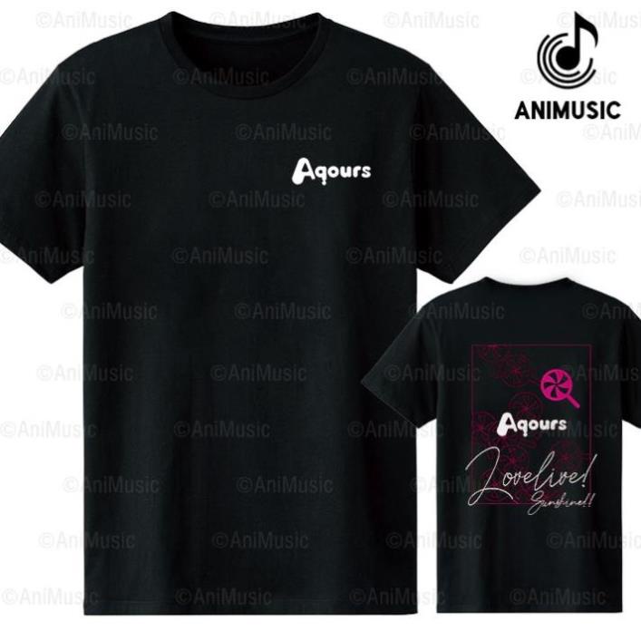 SALE 50% Áo thun Love Live Sunshine Aqours Ruby (Black) ngắn tay