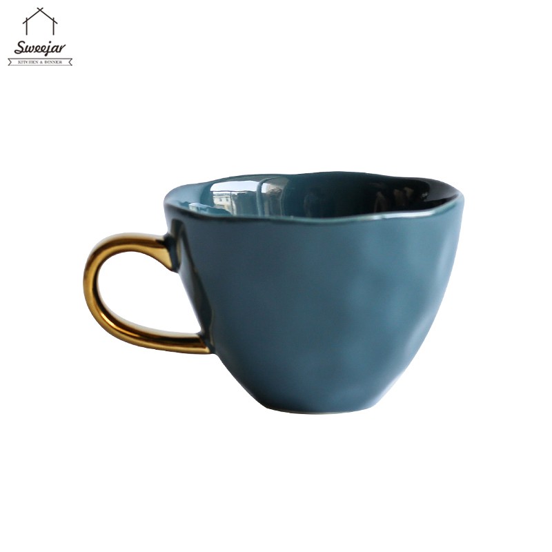 Ly uống cà phê SWEEJAR có tay cầm bằng sứ tiện dụng