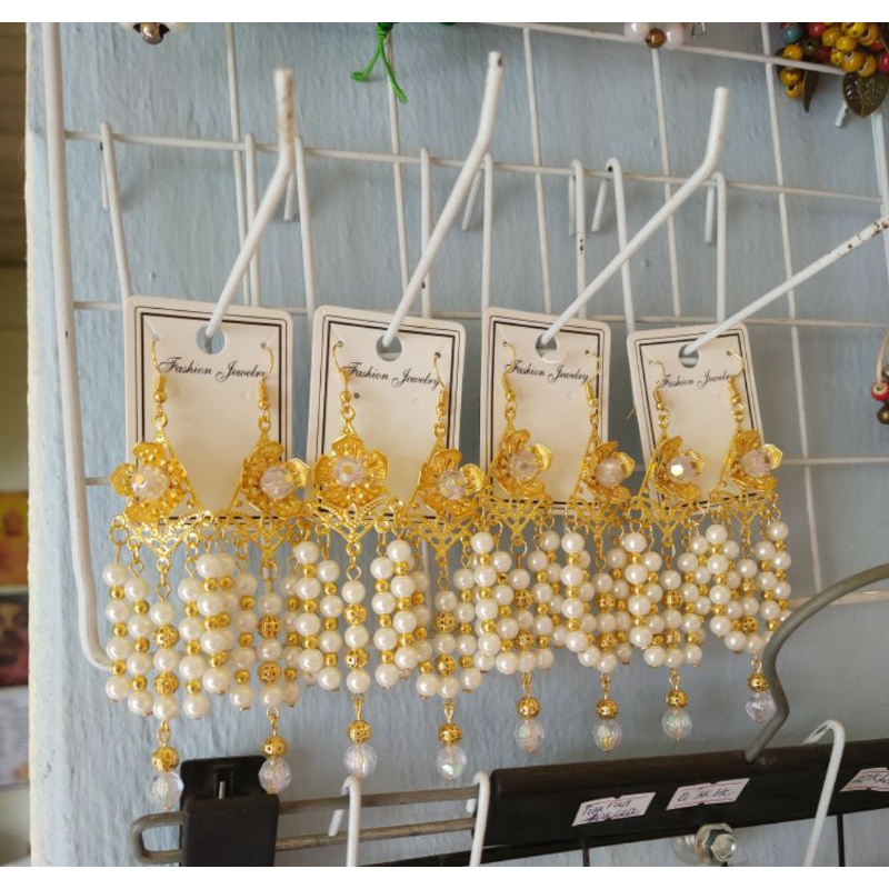 Đủ màu khuyên tai bông tai cổ trang lộng lẫy hầu thánh