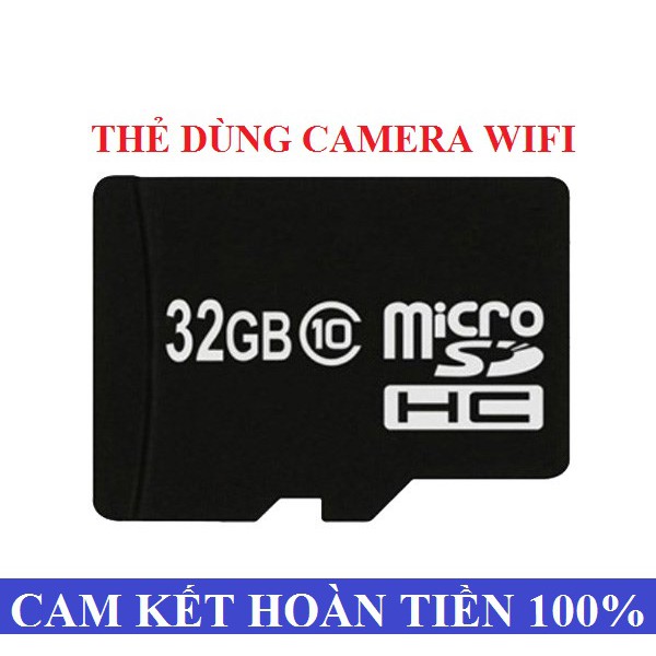 { Được mua nhiều} Thẻ nhớ micro SD 32Gb class 10 dùng cho camera wifi yoosee