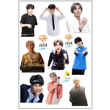 Hình dán sticker JACK J97 siêu đẹp có cán màng không phai màu