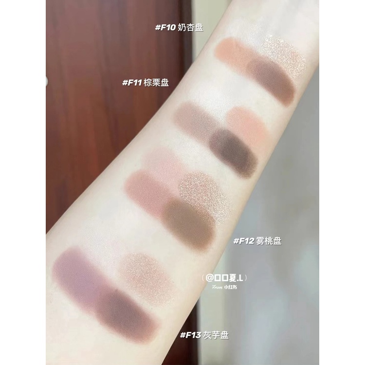 Joocyee-Bảng Phấn Mắt Bốn Màu Sắc Tông Lì/Hiệu Ứng Ngọc Trai Dành Cho Nữ