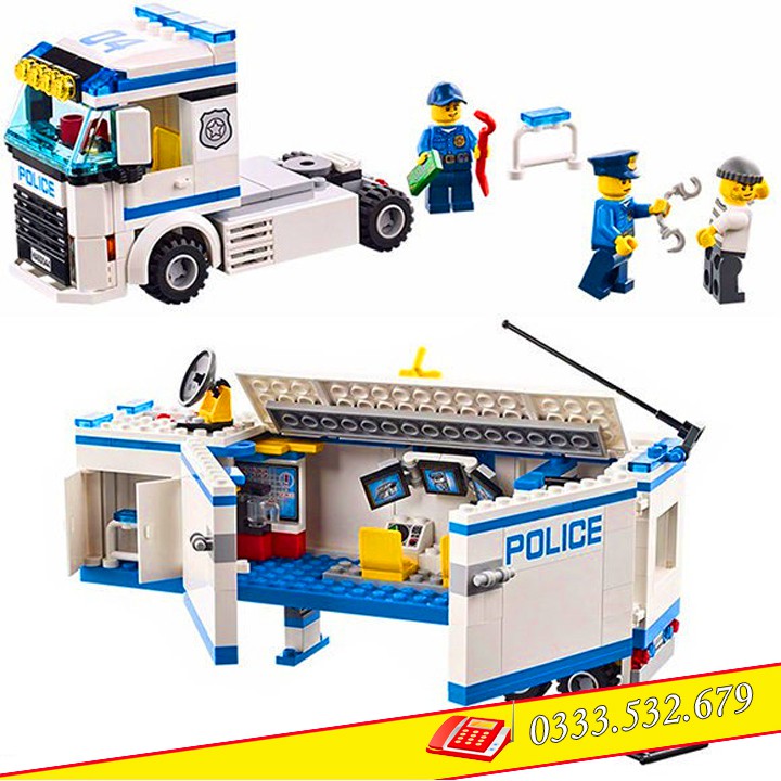 Bộ Lego Lắp Ráp Ninjago Urban Trạm Cảnh Sát Lưu Động 10420. ( 394 Chi Tiết ). Xếp Hình Lego Đồ Chơi Trí Tuệ