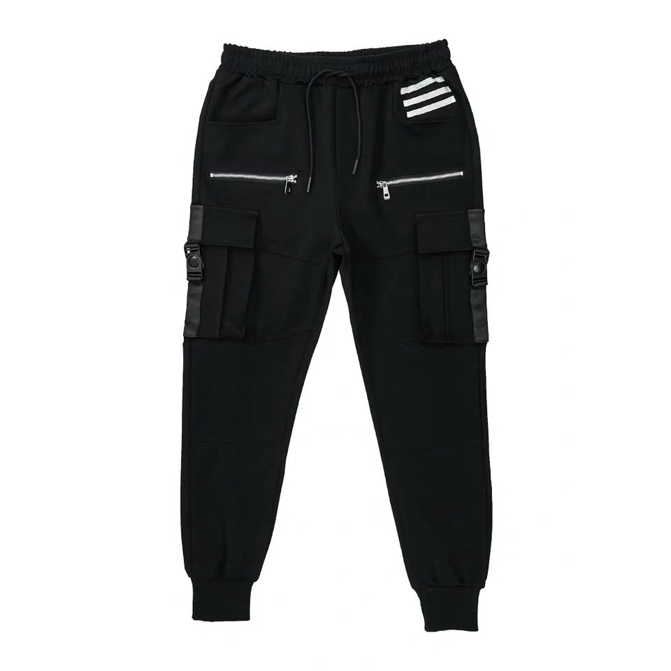 Quần jogger kaki túi hộp unisex Dây Kéo, nam nữ ulzzang WIND - Hàng nhập khẩu