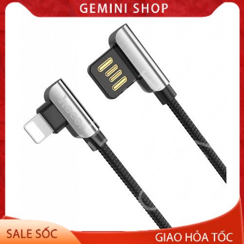 Cáp sạc Lightning iPhone Micro USB Type C 1,2m hỗ trợ sạc nhanh truyền dữ liệu HOCO U42