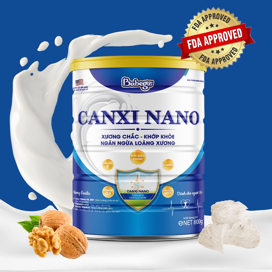 Sữa xương khớp Babego Canxi Nano 800g