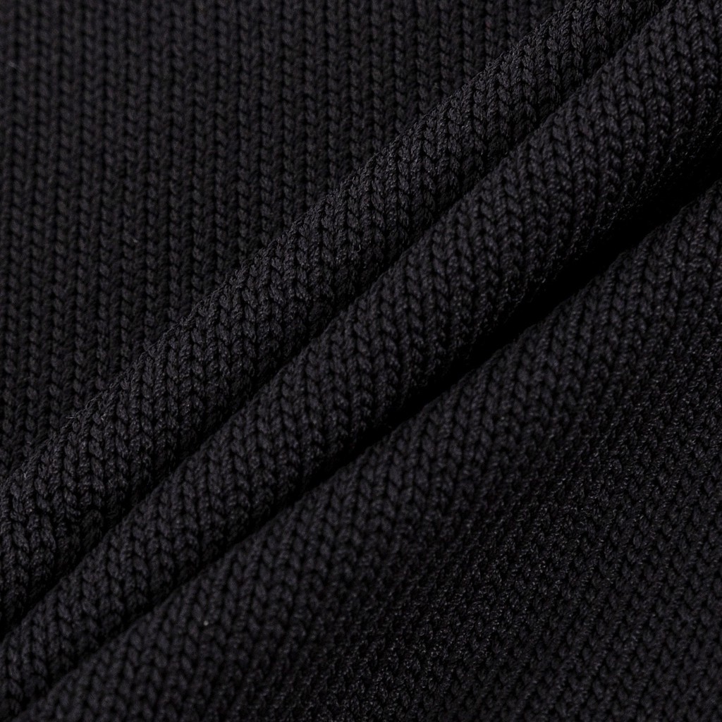 Áo croptop len ngắn tay đen viền trắng tingoan TRACY TOP/BL | BigBuy360 - bigbuy360.vn