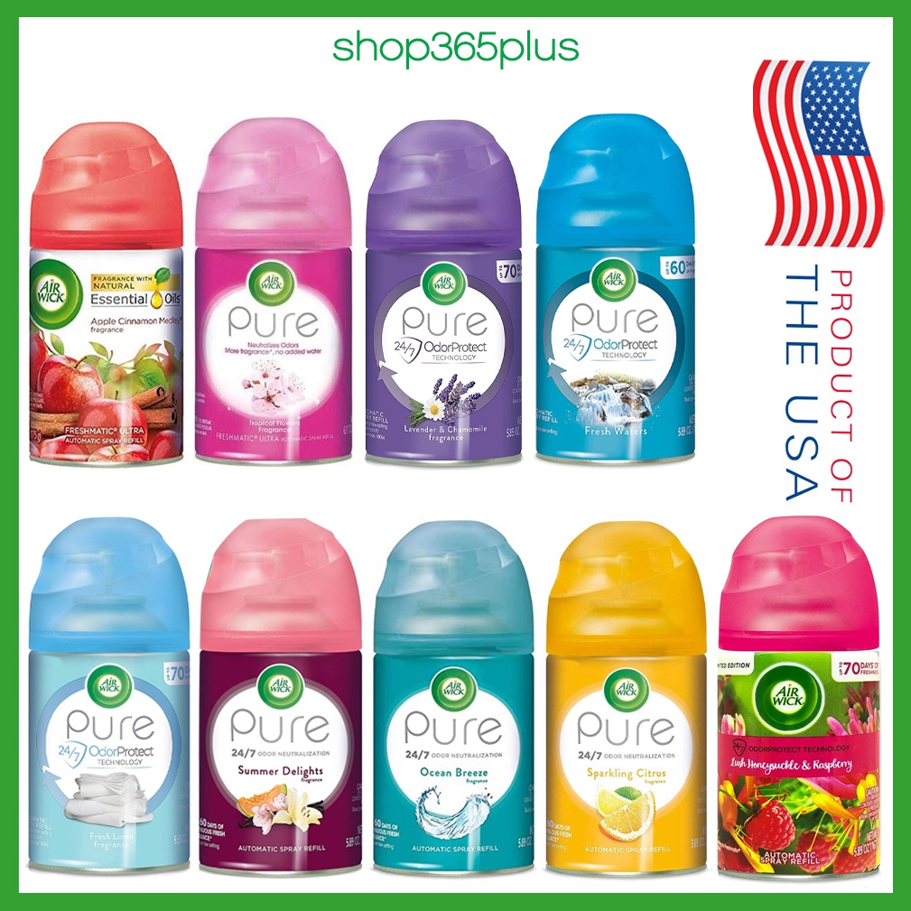 BÌNH (LÕI) THAY THẾ MÁY XỊT TỰ ĐỘNG AIR WICK FRESHMATIC MỸ