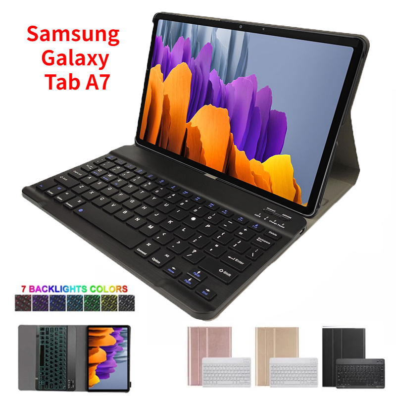 Bao Da Kèm Bàn Phím Không Dây Cho Samsung Galaxy Tab S7 11 Sm-T870 Sm-T875 Sm-T876 T870 T875