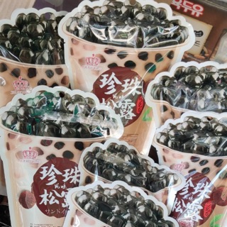 🍓 Set 2 bit Kẹo dẻo sữa tươi trân châu đường đen