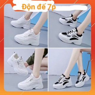 Giày thể thao độn đế💓 Freeship 💓 giày nữ đế 7-8p