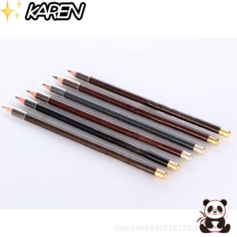 Bút Kẻ Lông Mày 6 Màu Tùy Chọn Chống Nước Lâu Trôi Dành Cho Nữ