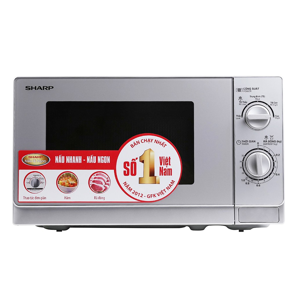 Lò vi sóng Sharp R-204VN-S 20 lít