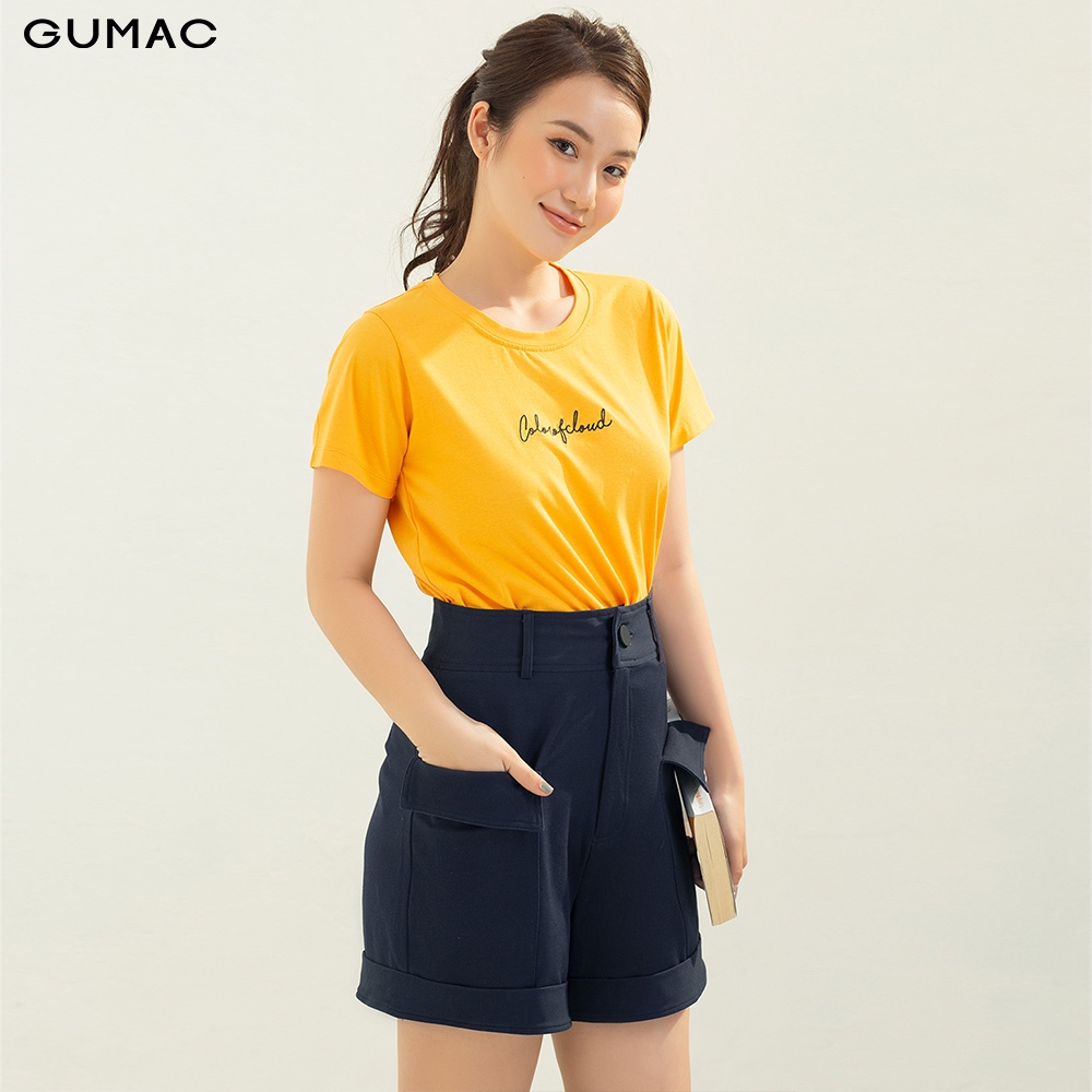 [Mã WABRGUM giảm 10% tối đa 30K đơn 99K] Quần short nữ túi hộp thời trang GUMAC QC03061