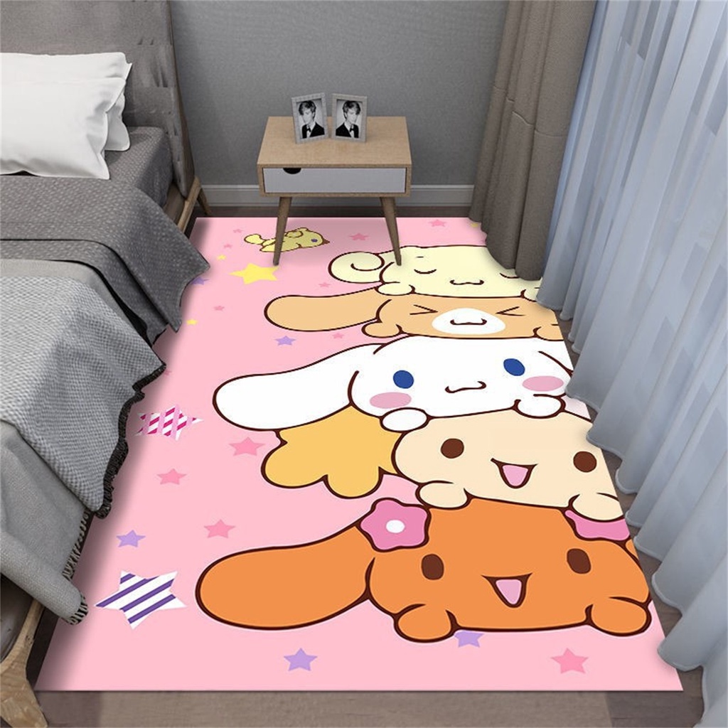 Thảm trải sàn phòng ngủ Phòng khách Hoạt hình mềm mại thoải mái 80*160cm