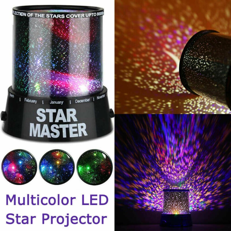 Galaxy Star Night Lights Sky Projector Night Lamp LED Magic Astro Starlight  Kids Room Cosmos Master Light