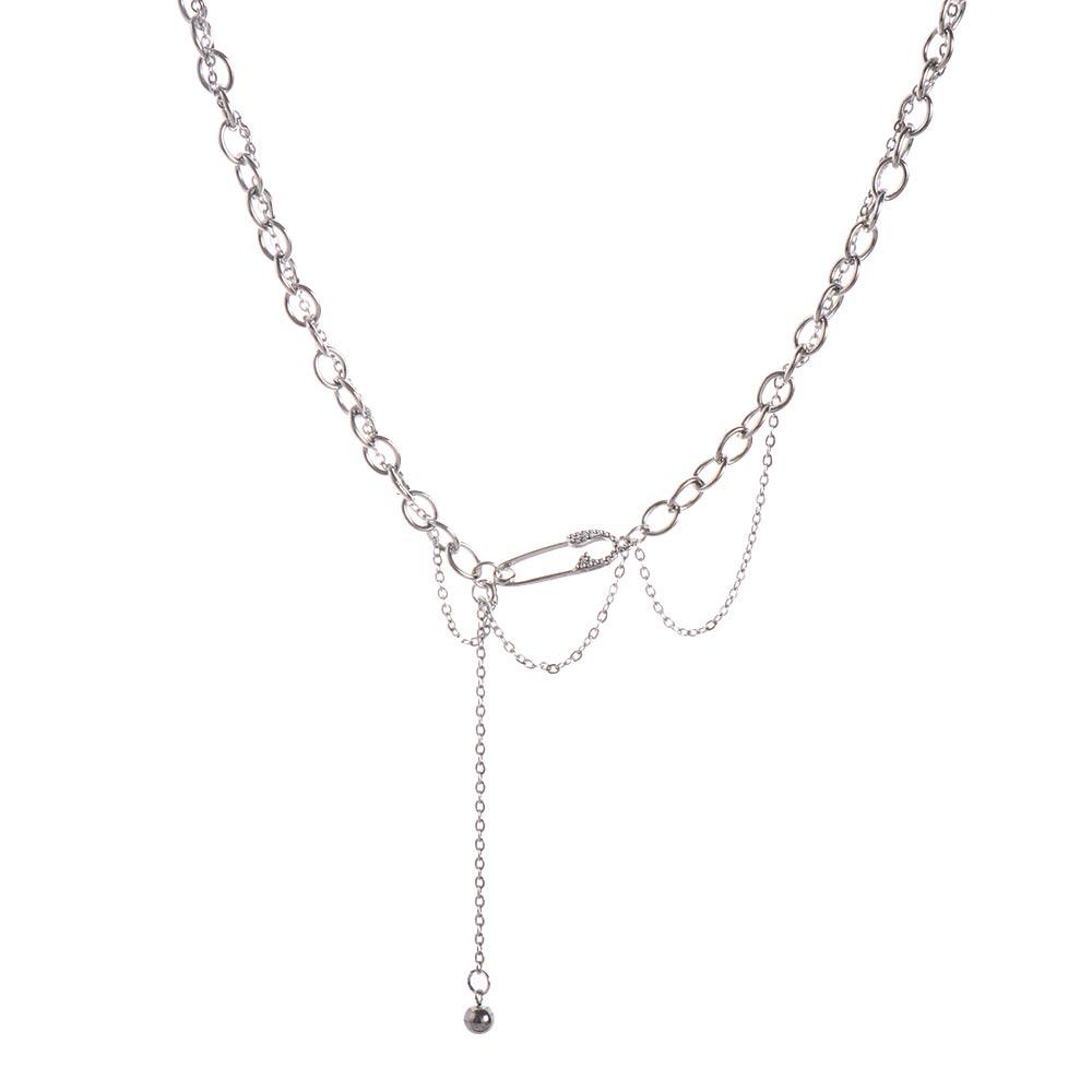 ANEMONE Vòng cổ Mặt Tua Rua Phong Cách Hàn Quốc Sang Trọng Cho Nữ