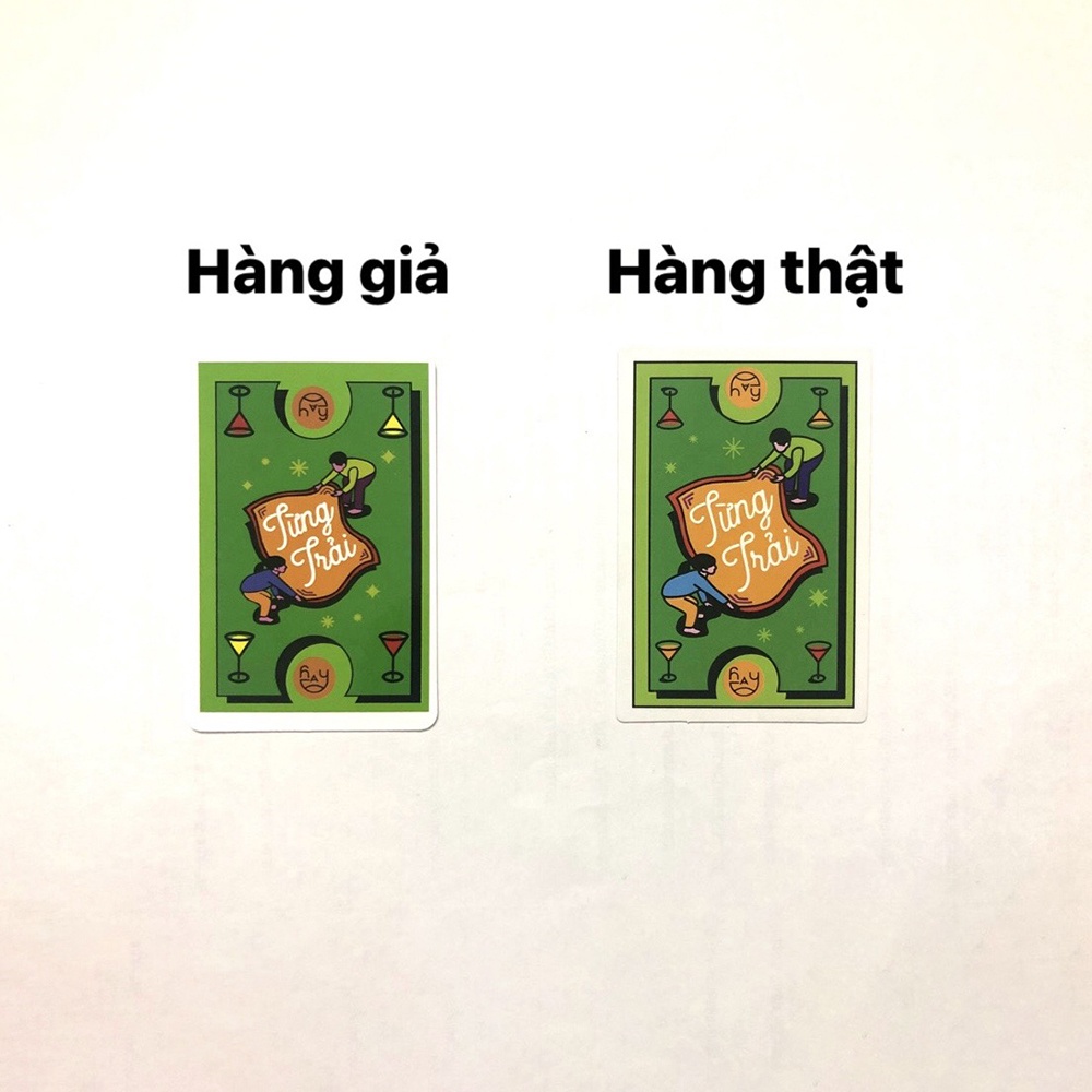 Bộ Bài Từng Trải 52 Lá Bài Drinking Game Thích Hợp Dùng Để Làm Quen Soi Xét Chiếu Cũ Chiếu Mới TGTRAI