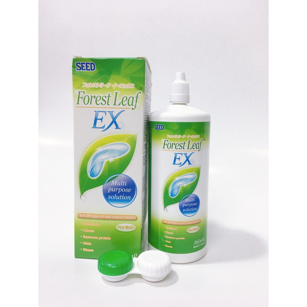 Dung dịch ngâm, rửa và bảo quản kính áp tròng SEED/ Forest Leaf EX (360ml)