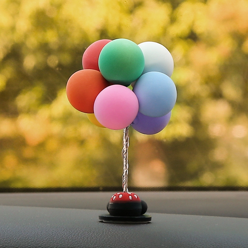 Bong Bóng Mini Nhiều Màu Trang Trí Xe Hơi