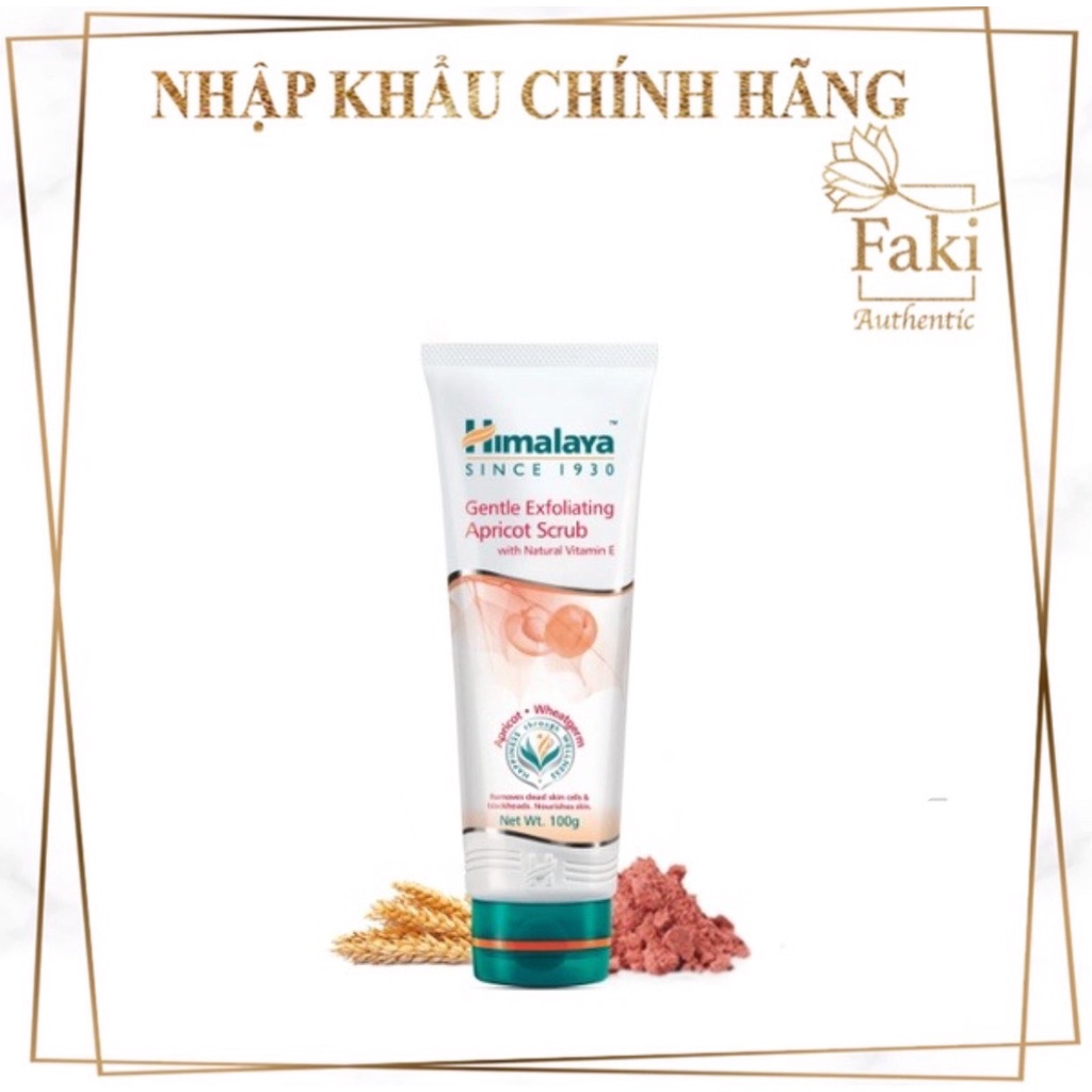 Tẩy Tế Bào Chết Himalaya Herbals Quả Mơ Làm Sáng Da 100ml Gentle Exfoliating Apricot Scrub