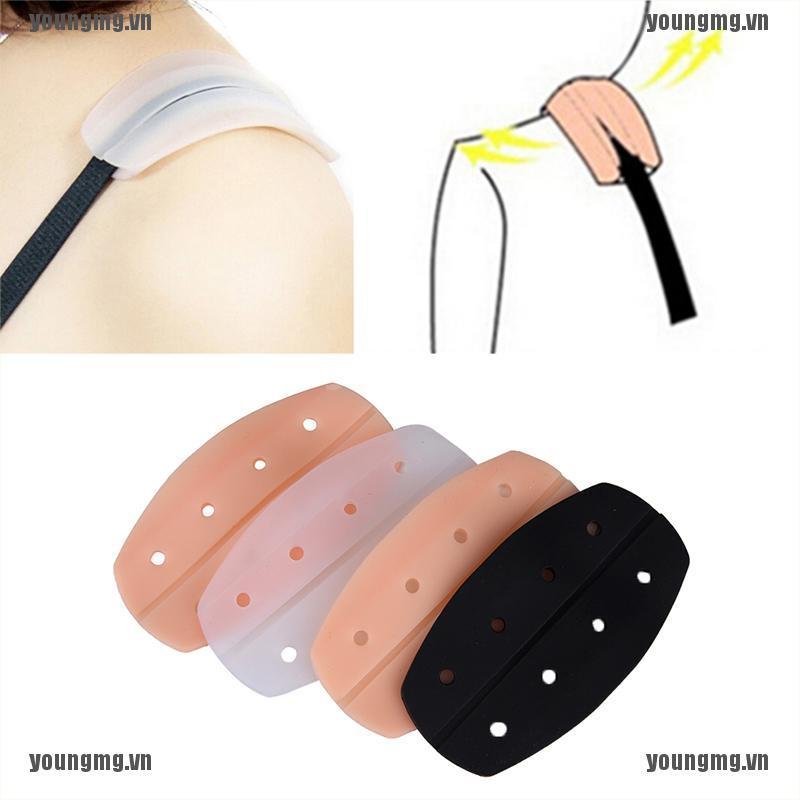 [Hàng mới về] Miếng đệm silicon mềm dành cho dây áo lót giúp giảm đau chống trượt