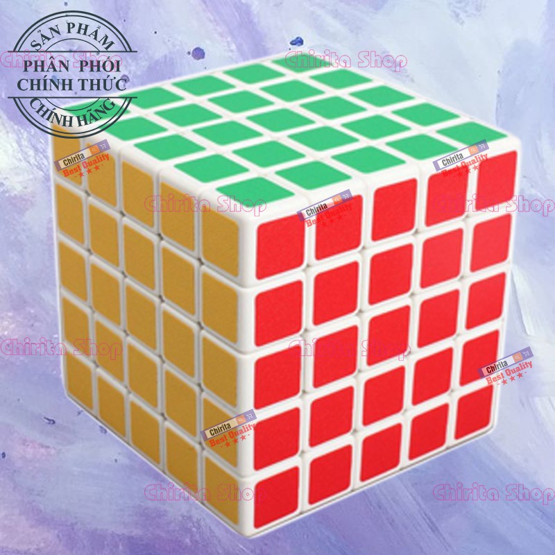 Rubik Magic Cube 5x5 - Rubik Jiehui Toys 5x5x5 Có Viền Trắng Cao cấp