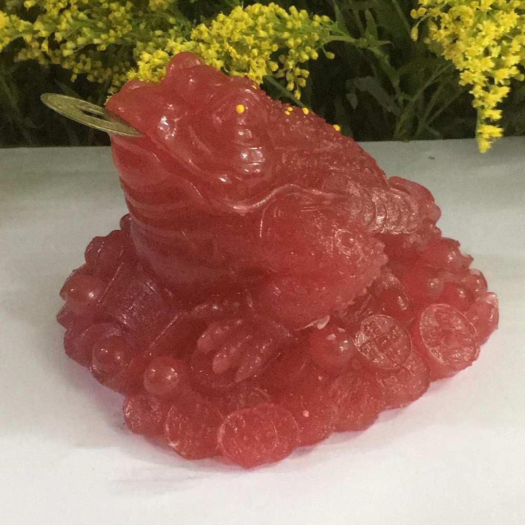 Cóc thiềm thừ ngậm tiền 20 màu hợp phong thủy mọi mệnh chỉ 99k dài 10 cm x rộng 10 cm x cao 8 cm | BigBuy360 - bigbuy360.vn