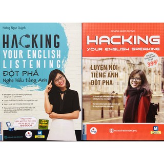 Combo Hacking Đột Phá Nghe Hiểu Tiếng Anh + Hacking Your English Speaking Listening - Luyện Nói Tiếng Anh Đột Phá