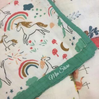 Chăn sợi tre Aden Anais 4 lớp