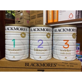 Sữa Blackmores Úc 900g số 1,2,3