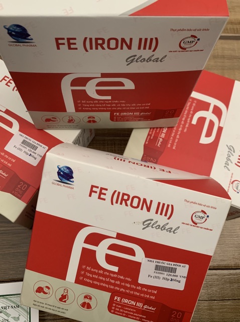 Fe  Global- sắt III không gây táo