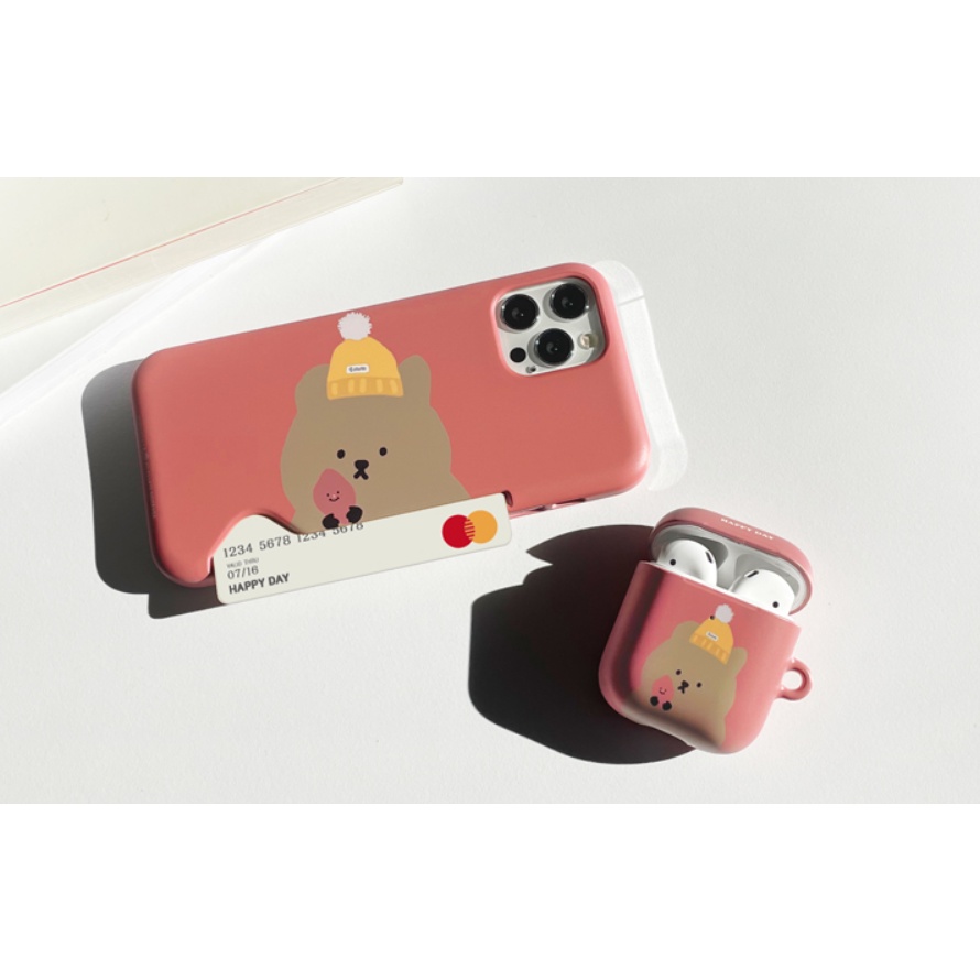 Korea MoMoCase  Cute CaseCompatible for iPhone All models  Samsung  Card Storage
